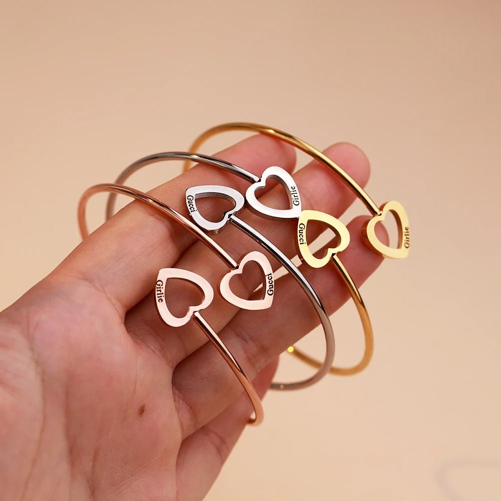 Bracciale con cuori personalizzati - My Lovin'® - My Lovin' Pendant®