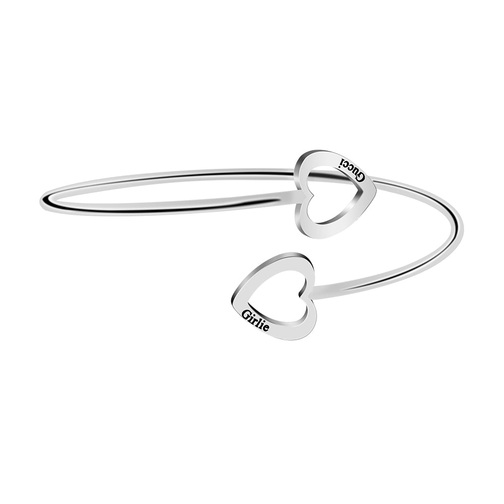 Bracciale con cuori personalizzati - My Lovin'® - My Lovin' Pendant®