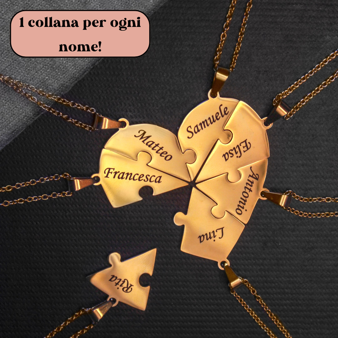 Collana Puzzle Cuore - My Lovin'®