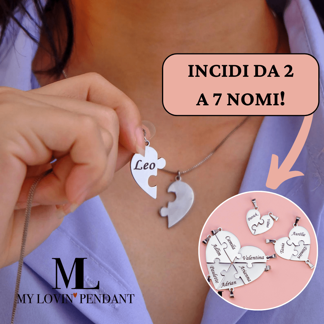 Collana Puzzle Cuore - My Lovin'® - My Lovin' Pendant®