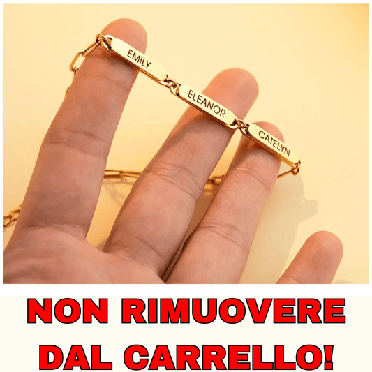 3 Targhette personalizzate (+6€) - My Lovin' Pendant®