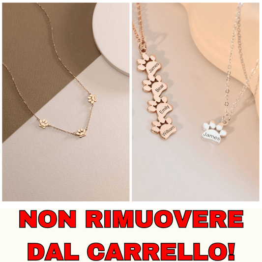 7 zampette personalizzate (+18€) - My Lovin' Pendant®