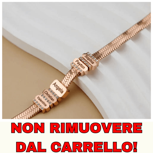 4 + 4 piastrine personalizzate (+10€) - My Lovin' Pendant®