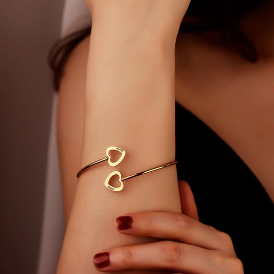 Bracciale con cuori personalizzati - My Lovin'® - My Lovin' Pendant®